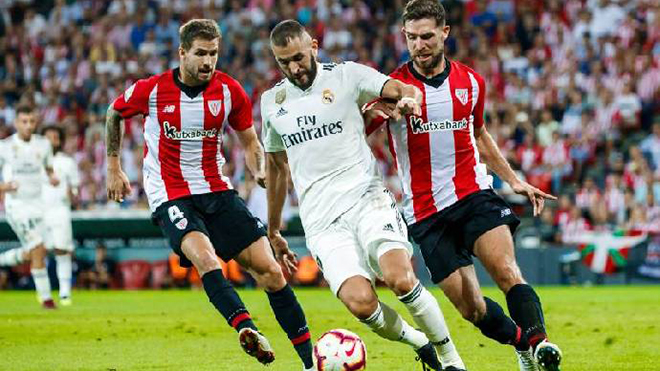 Hình ảnh đối đầu Athletic Bilbao vs Real Madrid