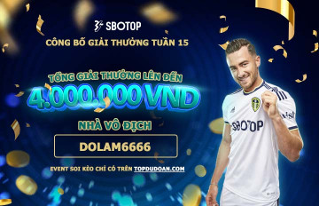 Công bố giải thưởng cao thủ soi kèo tuần 15 (01/05-07/05)