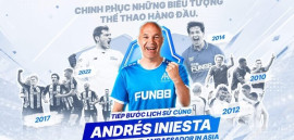 Andrés Iniesta Chính Thức Trở Thành Đại Sứ Toàn Cầu FUN88
