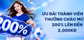 FUN88 - Ưu đãi thành viên mới thưởng chào mừng 200% lên đến 2000k