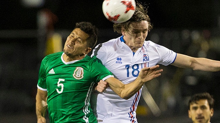 Hình ảnh đối đầu Mexico vs Iceland