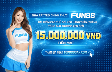FUN88 - Công bố giải thưởng cao thủ soi kèo tuần 07 (13/04-19/04)