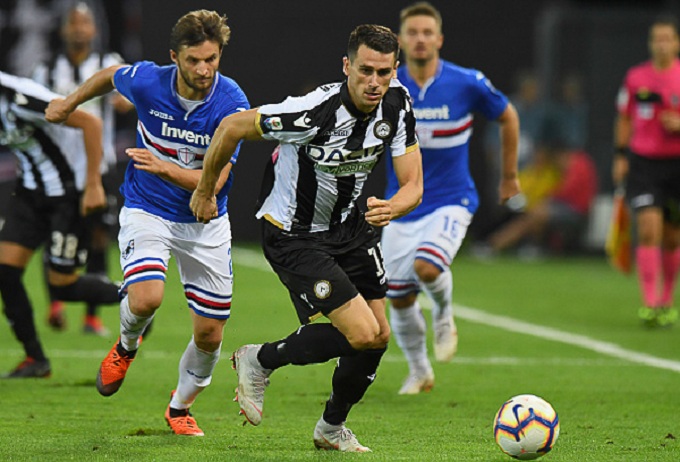 Soi kèo Udinese vs Sampdoria 20h00 ngày 16/05